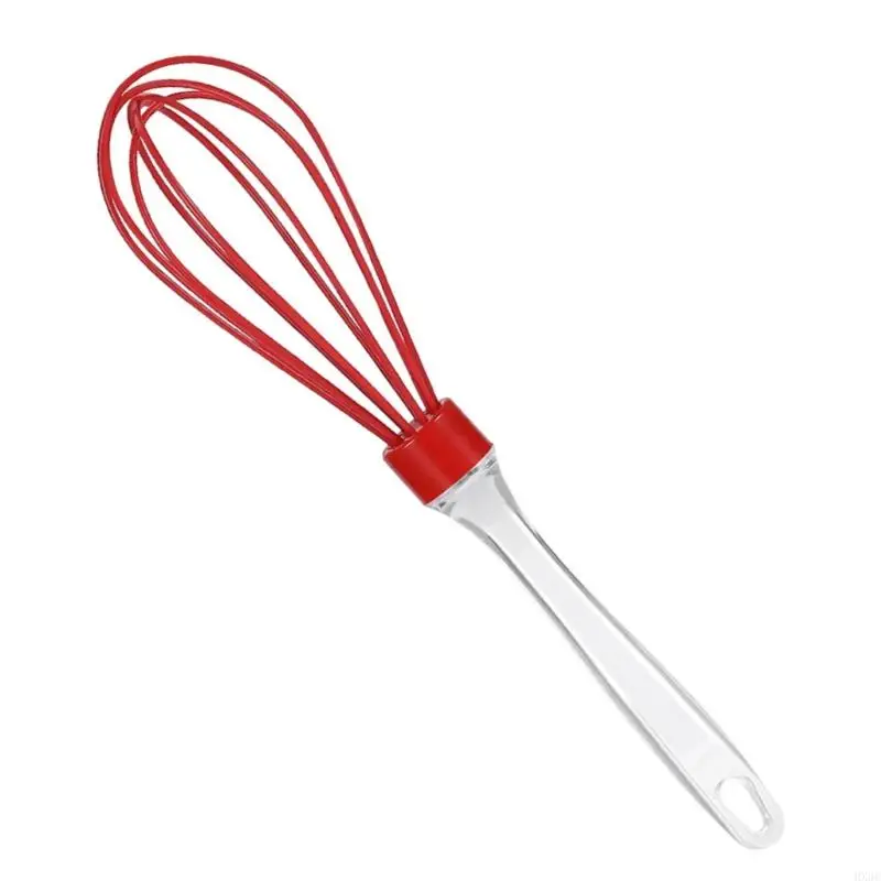 HX6C Frusta manuale in silicone Frusta per uova manuale Utensili da cucina durevoli per pasticceria Utensile da forno per torte