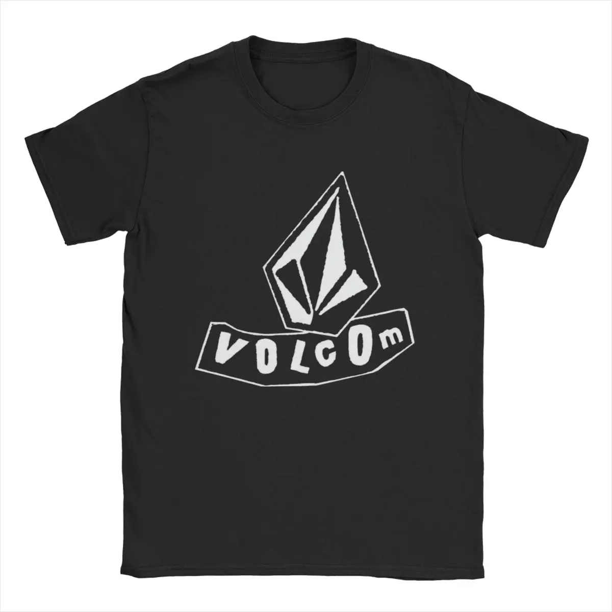 Volcom-Logo Merch Shirts Men Women Funny 100% Cotton Printed Tee