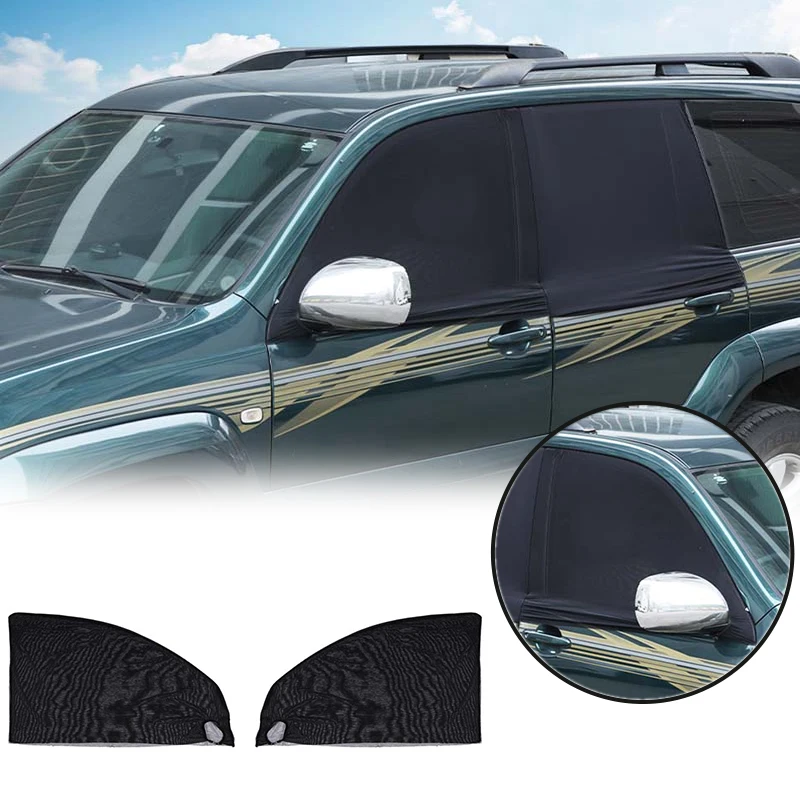 

2PCS For 03-09 Toyota Land Cruiser Prado (J120) LC120 Auto Exterior Accessories Insect Proof Net Front Door Grille