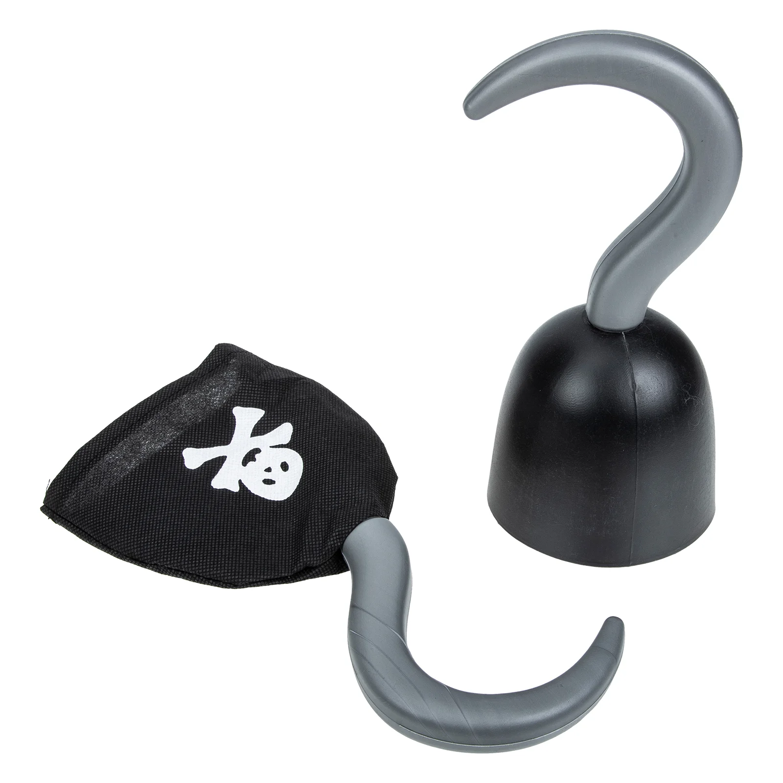 2 Pcs Halloween Decoration Pirate Hooks Pranking Cosplay Party Performance Props Accessories Plastic Child