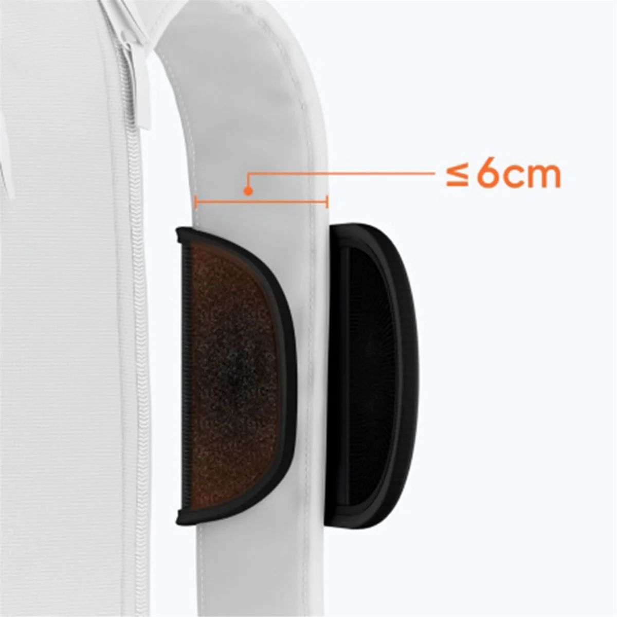 

N97R Backpack Mount for Insta360 Flow 2 Pro Gimbal Non-Slip Strap Clip Clamp Portable Quick Release Quick Attach