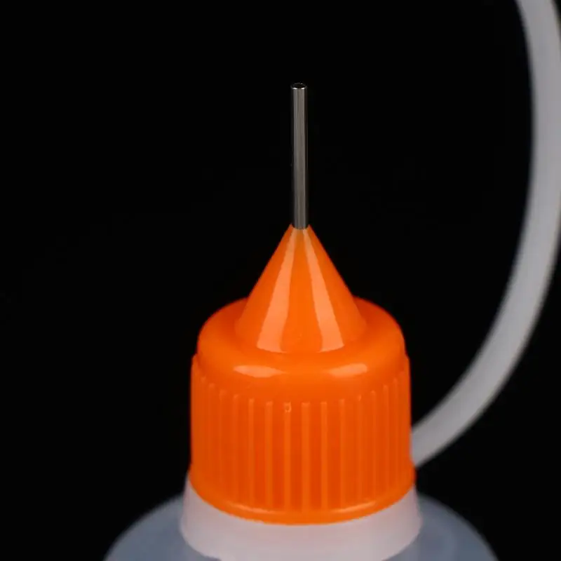 1 Set durchsichtige Plastikflaschen mit Nadelspitze und auslaufsicheren Deckeln in verschiedenen Größen, perfekt für die Aufbewahrung von Bastelkleber – Detail 21