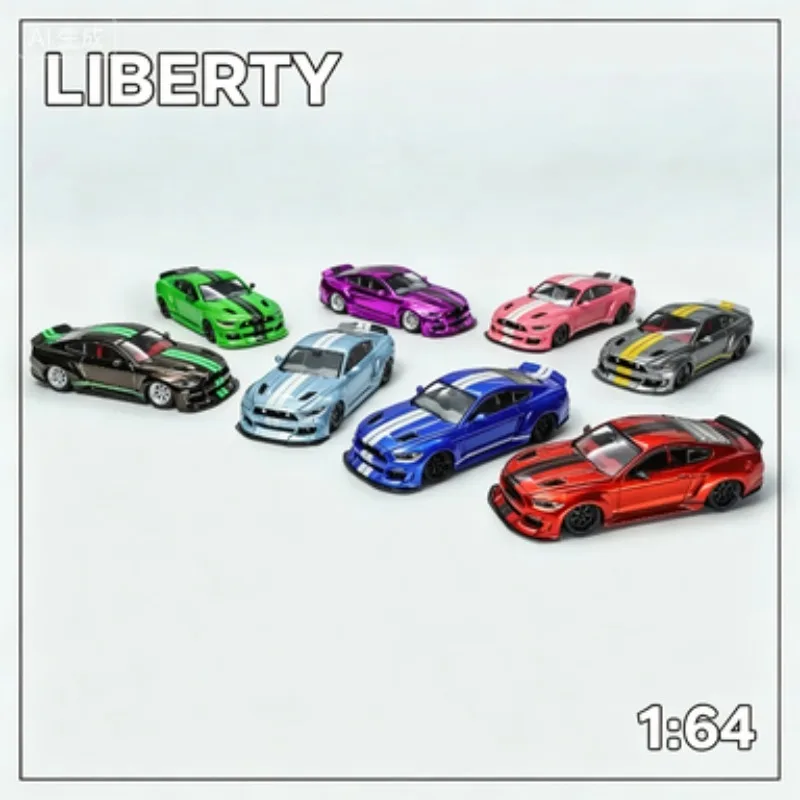 

LIBERTY 1:64 Sixth Generation Ford Mustang, Cast Aluminum Car Model, Adult Collection Piece, Holiday Gift.
