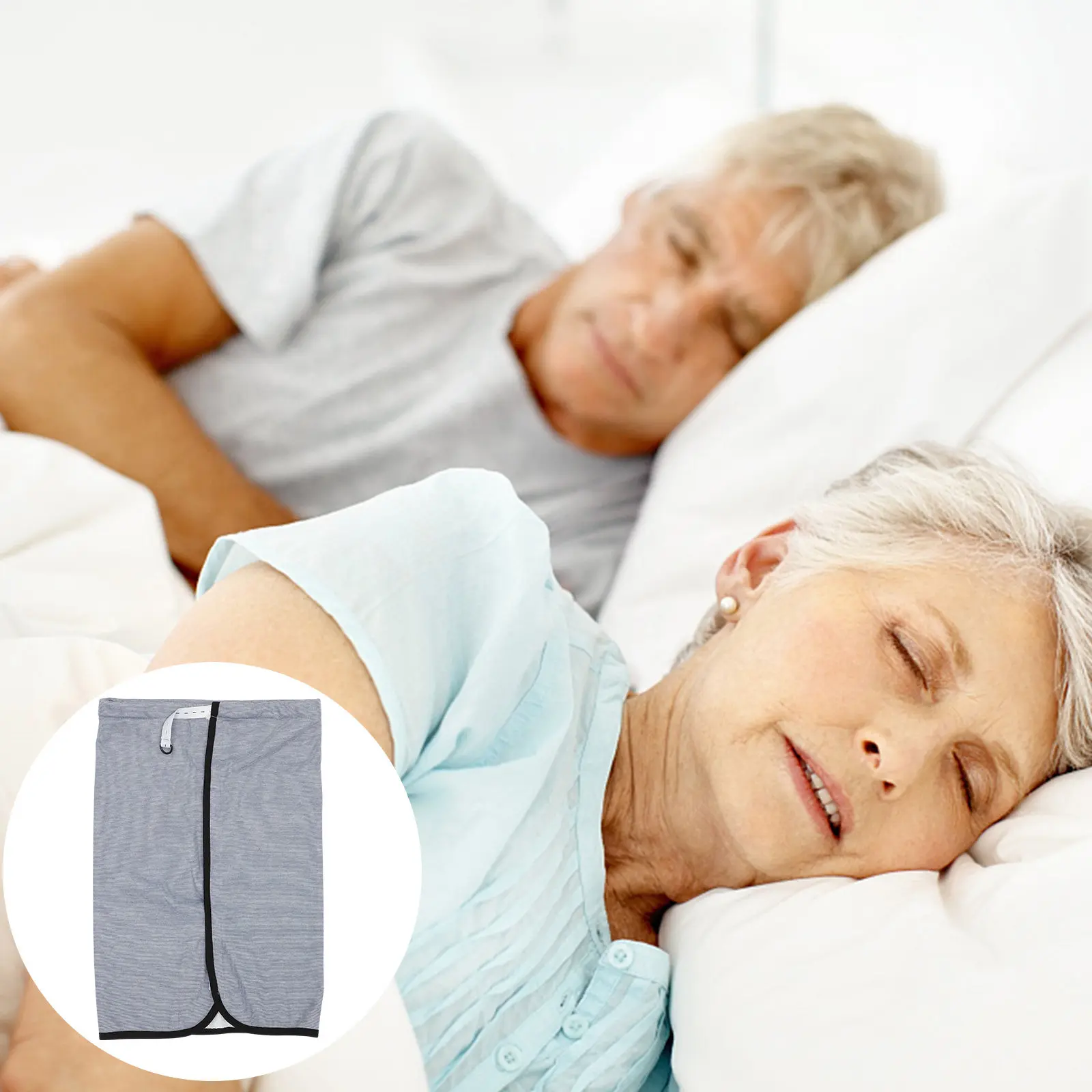 

1Pcs Adult Incontinence Diaper Skirt Waterproof Urine Resistant Reusable Washable for Elderly Men Women Mild Incontinence Bed