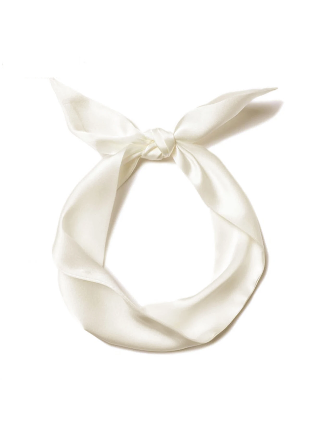 Frau dünner Seidenschal langes Haarstreifen Seidenband kleine Halstücher Taschengriff Band Schal Kopftuch Damen Krawatte 4 cm * 90 cm – Detail 10