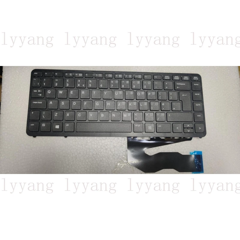 f  For HP Elitebook 840 G1 850 G1 840 G2 zbook 14 Keyboard UK No Backlit