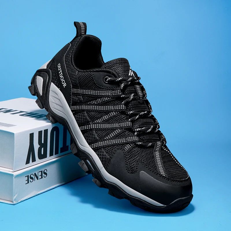 

2025 New Women and Men Trekking Shoes Breathable Climbing Sneakers Wear-Resisting Hiking Shoes Non Slip Climb Mountain Sneakers