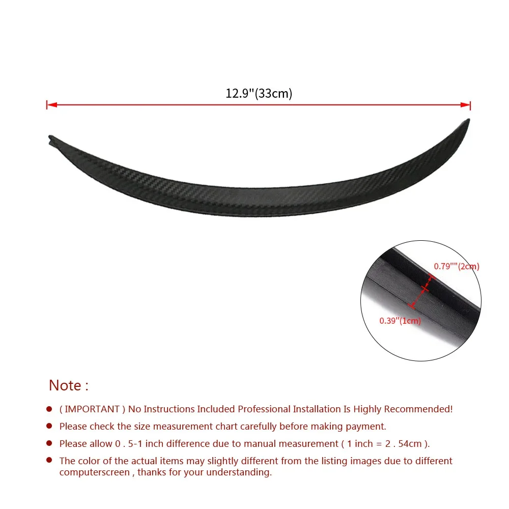 2Pcs Car Wheel Eyebrow Arch Trim Lips Strip Fender Flare Protector Eyebrow Protectors Car Exterior Accessories Carbon Fiber