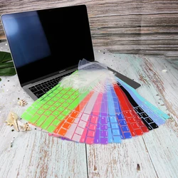 Couverture de clavier en Silicone pour Macbook Pro 13 2015 A1425 A1502, Film autocollant de protection d'écran en TPU, entrée EU US