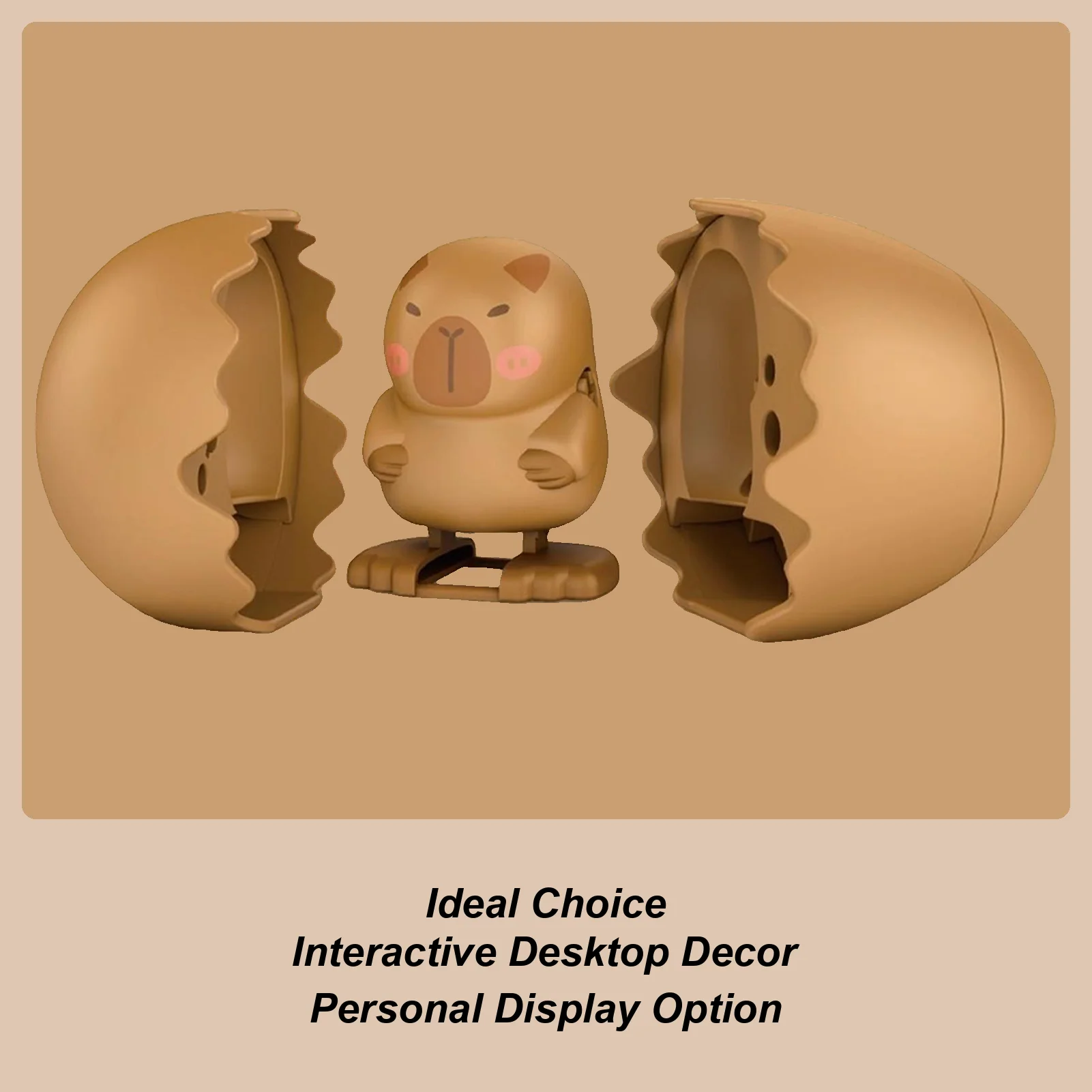 Capybara Hatching Eggs Cute Walking Toy Novelty Fidget Party Supplies for Kids Boys Girls Family Easter Birthday Celebration