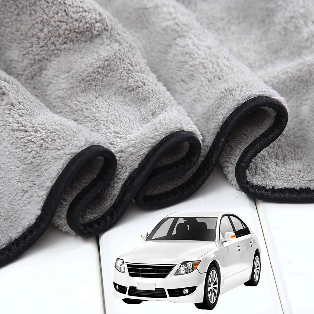 1~10PCS Microfiber Car Wash Towel 100X40cm Lint-Free Car Cleaning Towels Ultra-Soft Drying Cloth Car Detailing Tools Washing