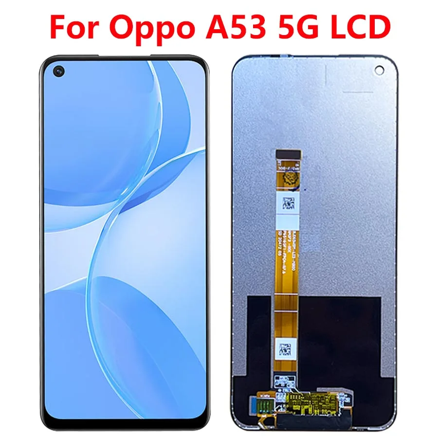 6.5''Original For Oppo A53 5G LCD Display Screen Touch Panel Digitizer Replacement Parts For Oppo  A53 5G LCD PECM30, PECT30