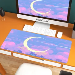 Pink Sailor Moon Landscape Mouse Pad Gamer Large Computer PC cute Mousepad beidou Carpet gaming accessories XL Keyboard Desk Mat