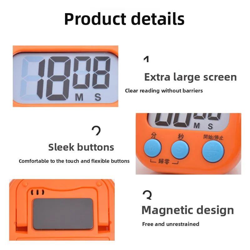 Timer Kitchen Reminder Time Manager Baking Cooking Countdown Timer Alarm Clock Time Tracker Time Keeper Time Monitor