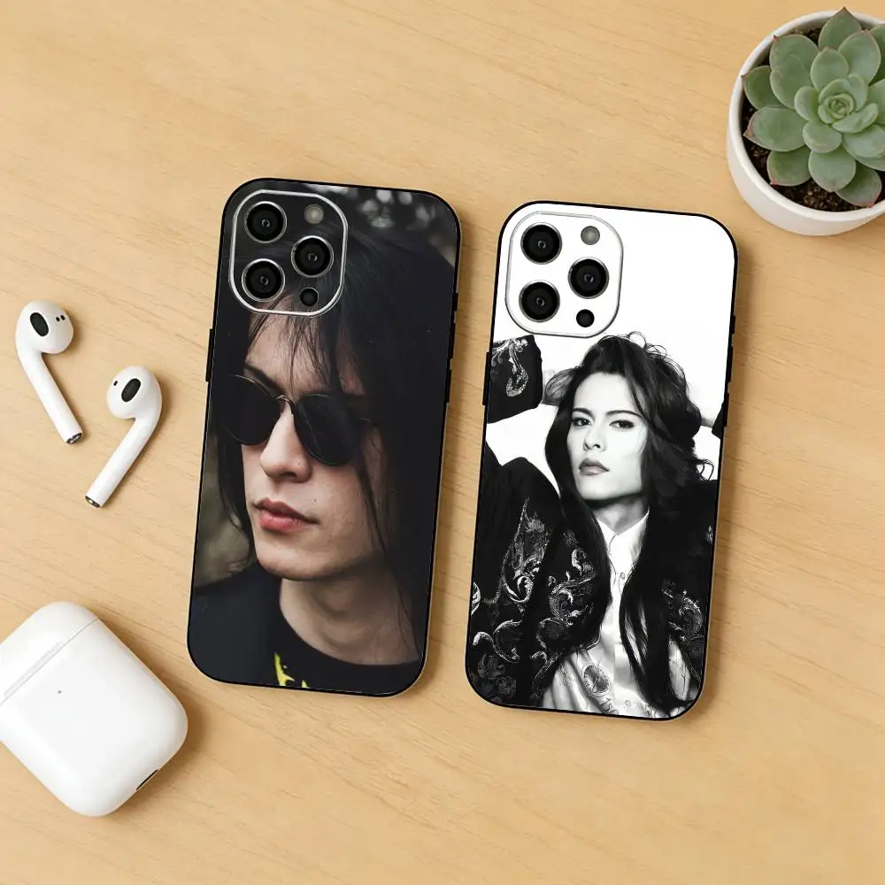 

Singer A-Atsushi Sakurai Phone Case For iPhone17,16,15,14,13,12 Plus,Max Soft Silicone Black Cover