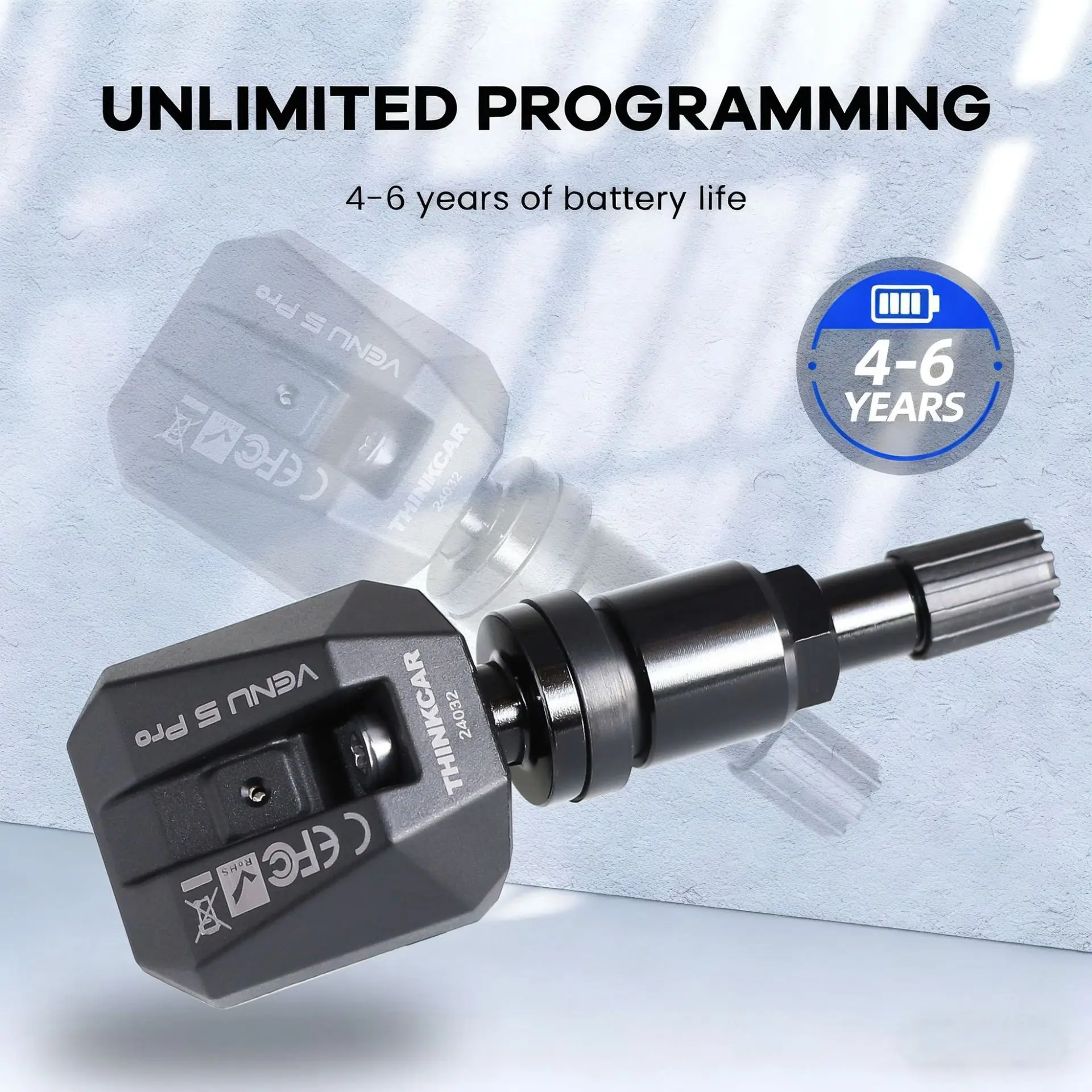 Tire pressure sensor 315 433 2-in-1 programmable tire pressure equipment universal matching
