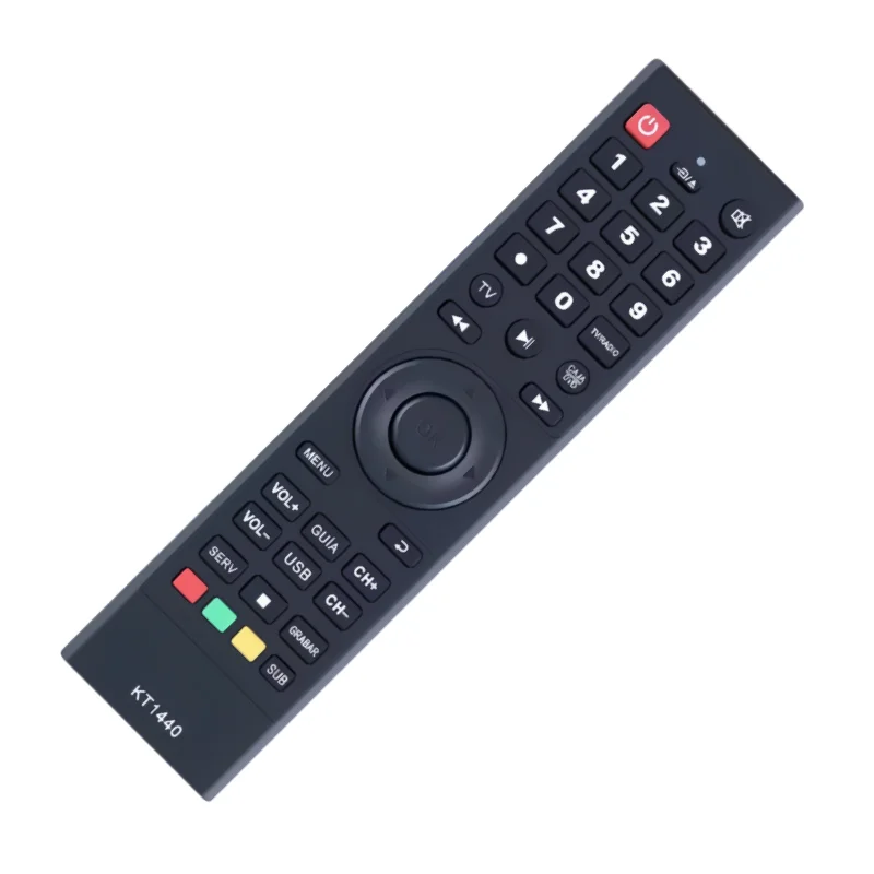 LongYue KT1440 Universal Remote Control Compatible with Panda ATEC Gelec Haier And DTV TVs - Easy to Use TV Remote