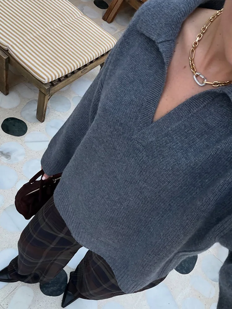 Plaid Patchwork Hose Frauen Set Skew-kragen Langarm Asymmetrische Tops Breite Bein Hosen 2026 Herbst Frühling Casual Straße dame Anzug