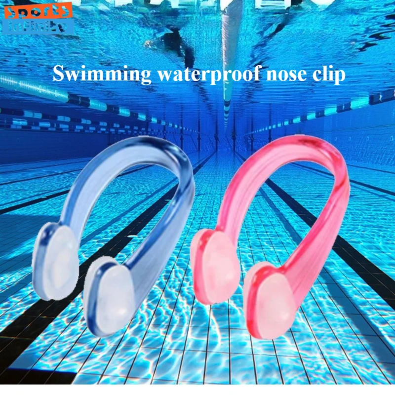 Unisex Swimming Nose Clip Professional Waterproof and Anti Slip Silicone Diving Nose Plug Nose Protection Swimming Accessories