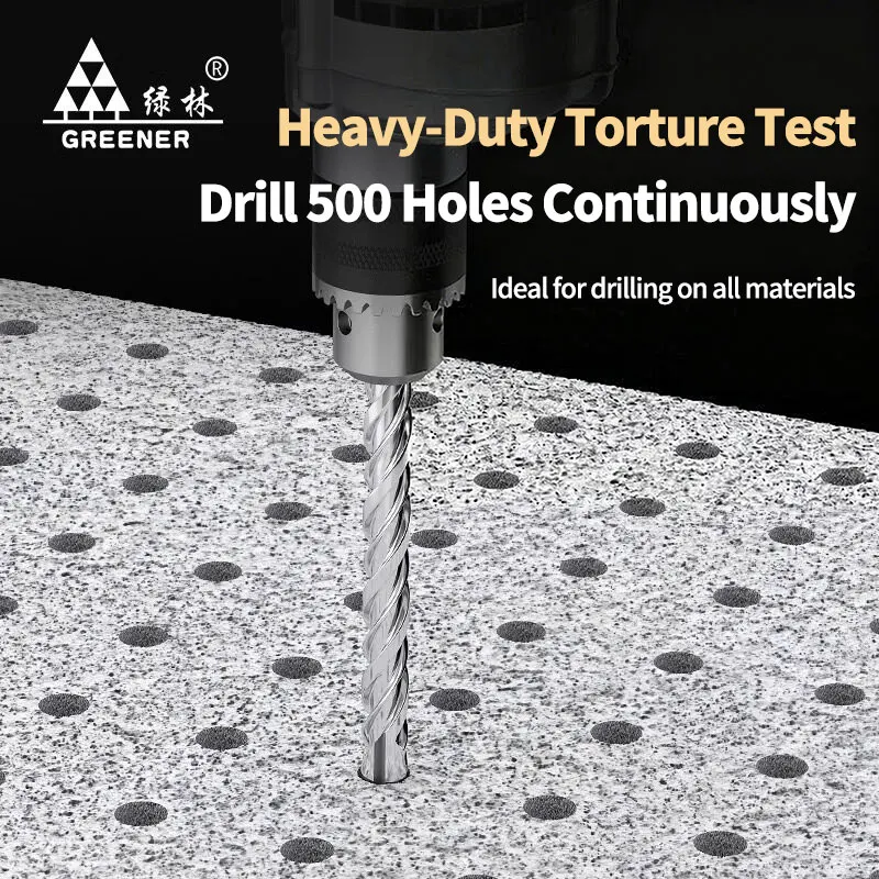 GREENERY SDS Plus Cross Type Concrete Drill Bit Hard Alloy 4 Flutes for Masonry Brick Block Granit Wall Electric Hammer Drilling