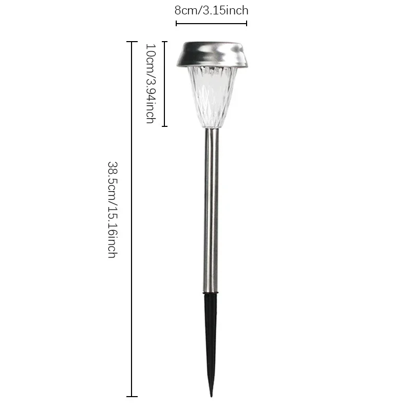 6PCS，Solar LED Lights, Ground-Mounted Outdoor Lights, and Smart Light Sensor Switches—Perfect for Patios and Gardens
