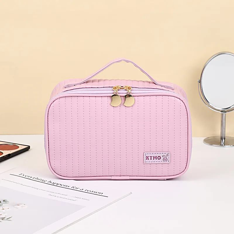 

Big Capacity Cosmetic Bag Women Makeup Organizer Girls Fashion Make Up Case Storage Pouch Travel Bathroom Wash Bag Toiletry Kit
