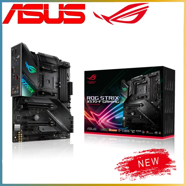 New X570f For Asus Rog Strix X570-f Gaming Wifi For Amd X570 Am4 128g  Motherboard Computer Socket Am4 Desktop Mainboard - Motherboards -  AliExpress