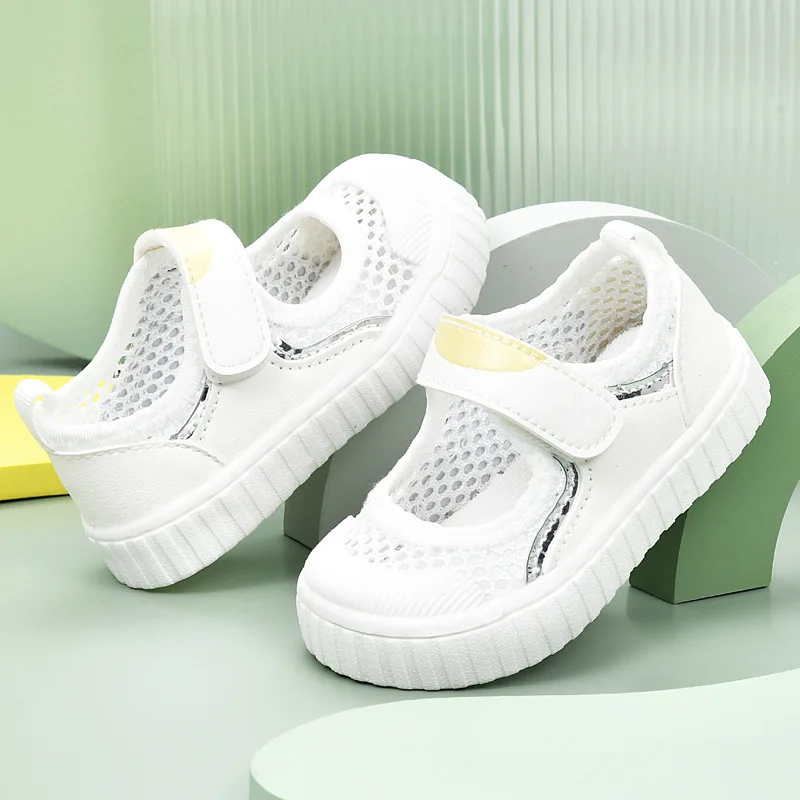 Summer Age 0-1-2-3 Toddler Shoes Fashion Soft-Soled Baby Boys & Girls Kids Air Mesh Breathable Sneakers Size15-22