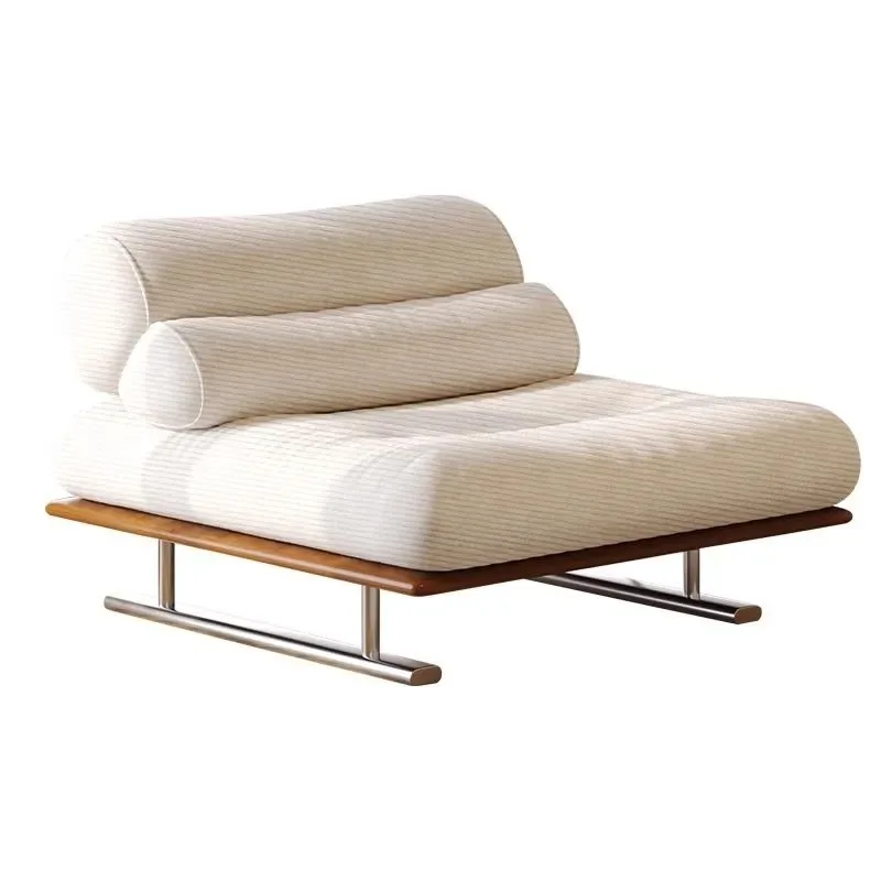 

Small apartment tofu block sofa chenille fabric designer sofa living room rotating multi-functional adjustable module