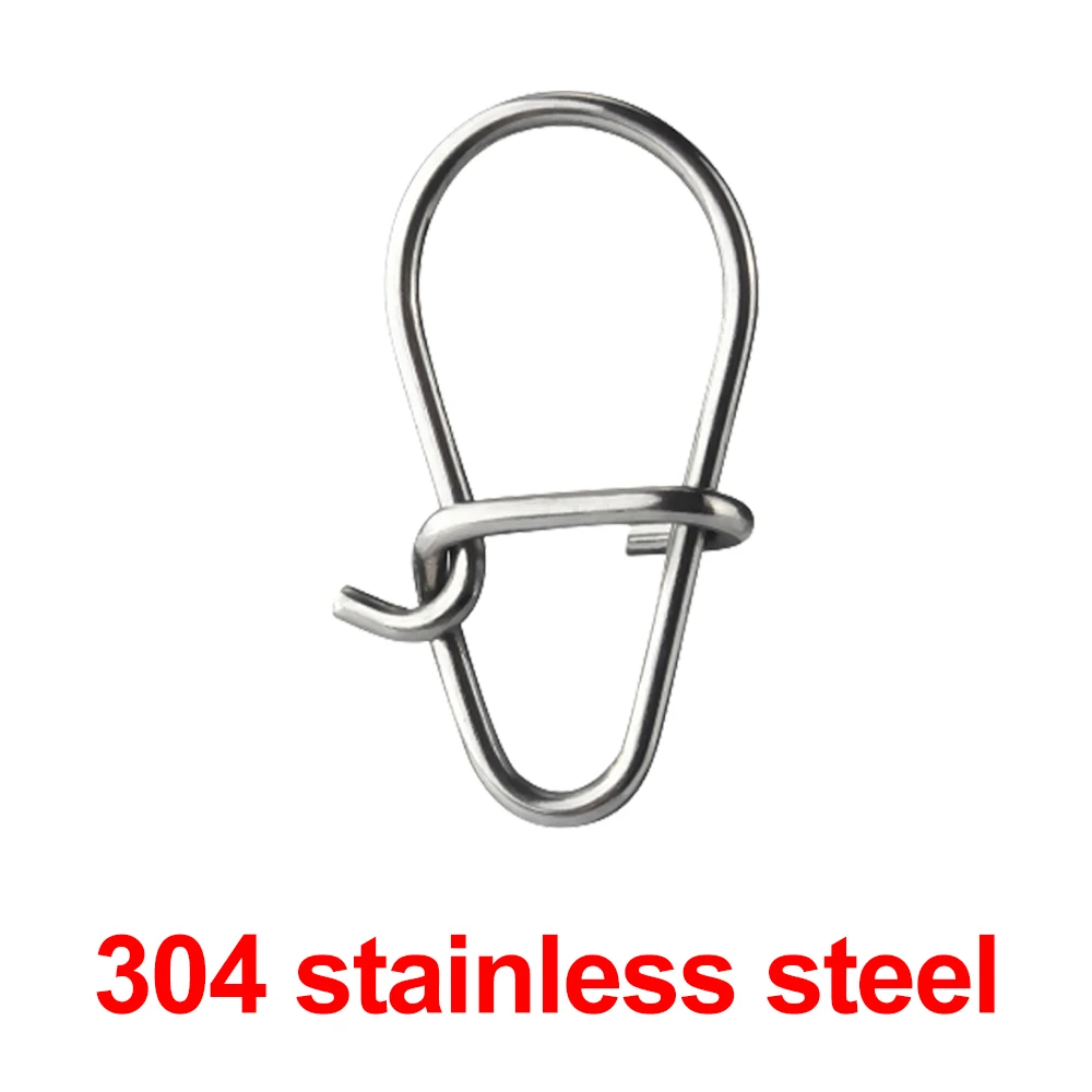 50Pcs Gourd Shape Luya Pin 304 Stainless Steel Sea Fishing Enhancement Pin Strength Pin false Bait small accessories