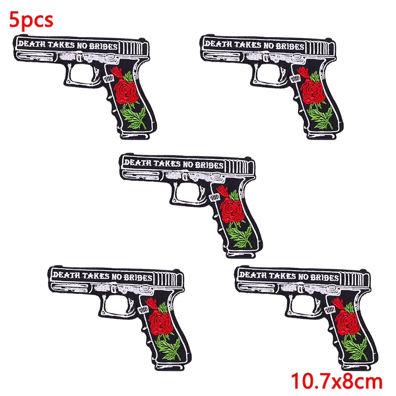 Parches bordados animales Punk termoadhesivos para ropa y mochila - imagen 2