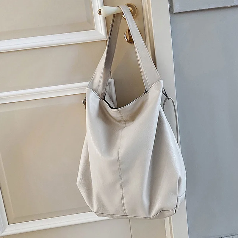 Women\'s Handheld Large Bag Large Capacity Single Shoulder Crossbody Bag Casual Retro Tote Bag Purses