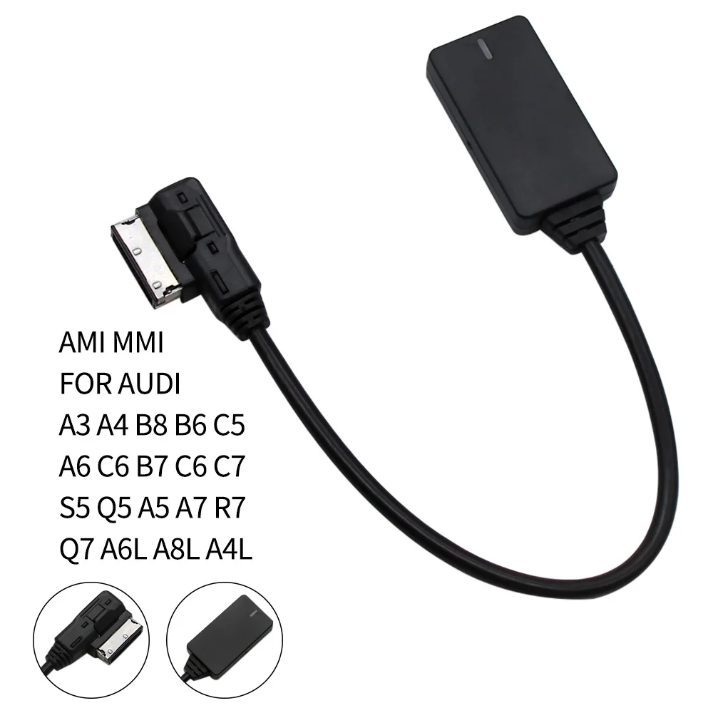 

AMI MMI MDI Wireless Aux Bluetooth-compatible 5.0 Audio Adapter Cable for Audi A3 A4 B8 B6 Q5 A5 A7 R7 S5 Q7 A6L A8L A4L