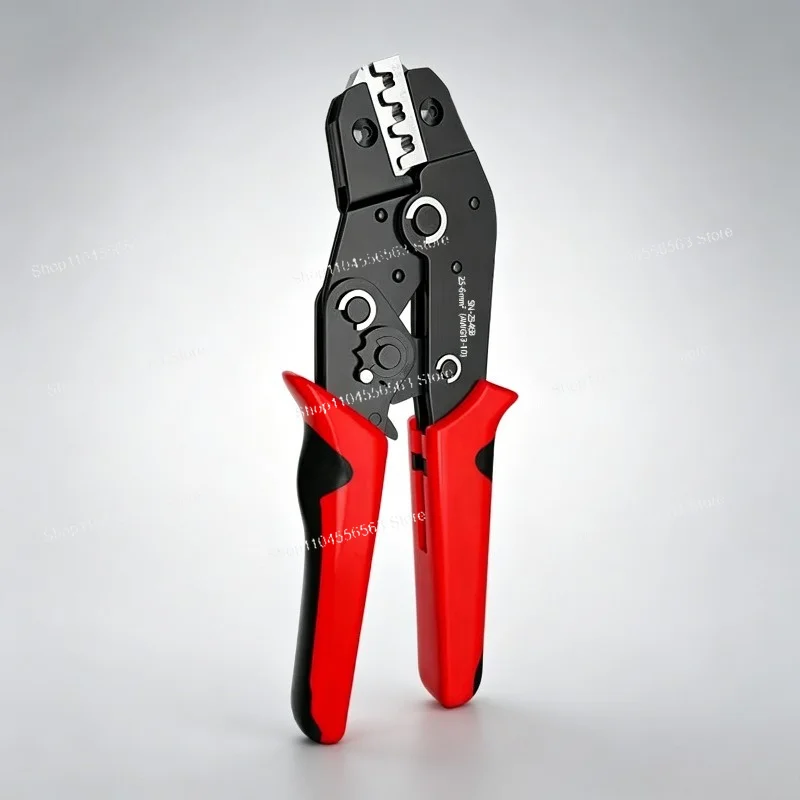 

Electrician Terminal Crimping Pliers Labor-saving Ratchet Cold Press Pliers Manual Copper Wire Nose Tool