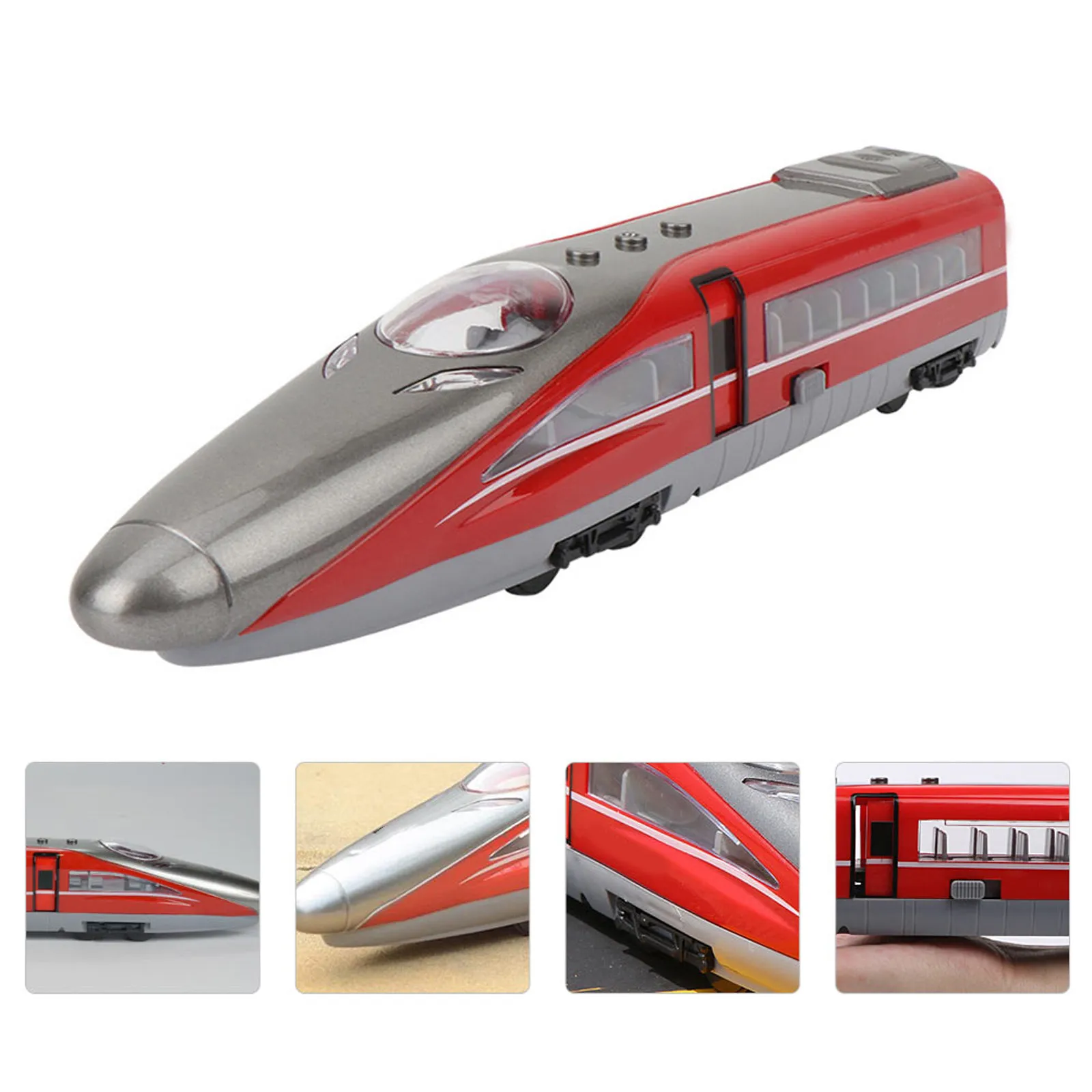 High-Speed Railway Pull Back Toy for Kids – Educational Interactive Sound & Light Learning Toy