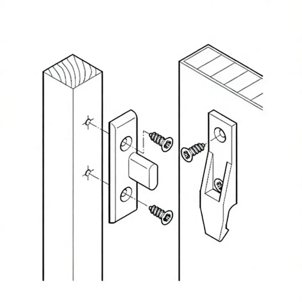 Adjustable Wall Panel Clip Connector Quick Mounting Hardware For Roman Pillar Woodwork Construction Accessory