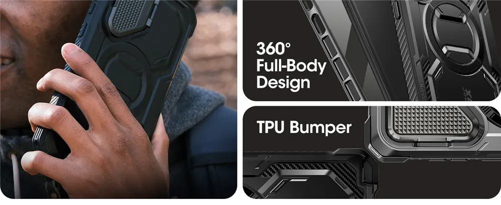 For Samsung Galaxy S24 Ultra Case (2024 Release) 6.8 inch I-BLASON Armorbox Full-Body Rugged Case with Built-in Screen Protector