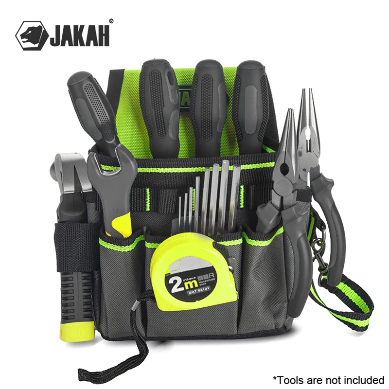 Wear-Resistant Multi-Functional Electrician Tool Waist Bag - Portable Storage for Easy Repairs JK-HL148