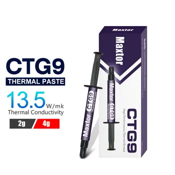 AMD 인텔 프로세서 CPU 쿨러 컴퓨터 냉각 팬 VGA GPU 복합 방열판 석고 용 노트북 CTG9 용 13.5W/mk 열 페이스트