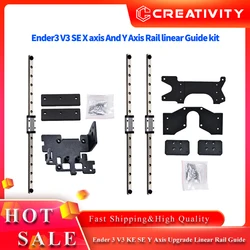Ender 3 V3 SE X/Y Axis Upgrade Guide Linear Kit Brass Nozzle Hotend Kit Rail MGN9H 300mm Length For Ender 3 V3 SE/KE 3D Printer
