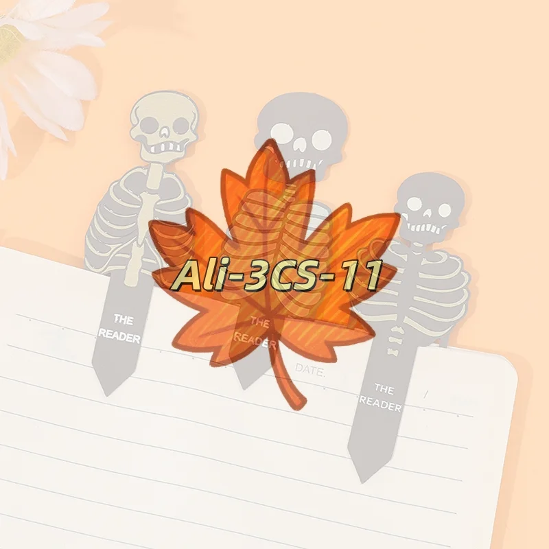 Gothic Metal Skull Bookmark - Cool, Durable & Creative Page Holder for Readers & Students