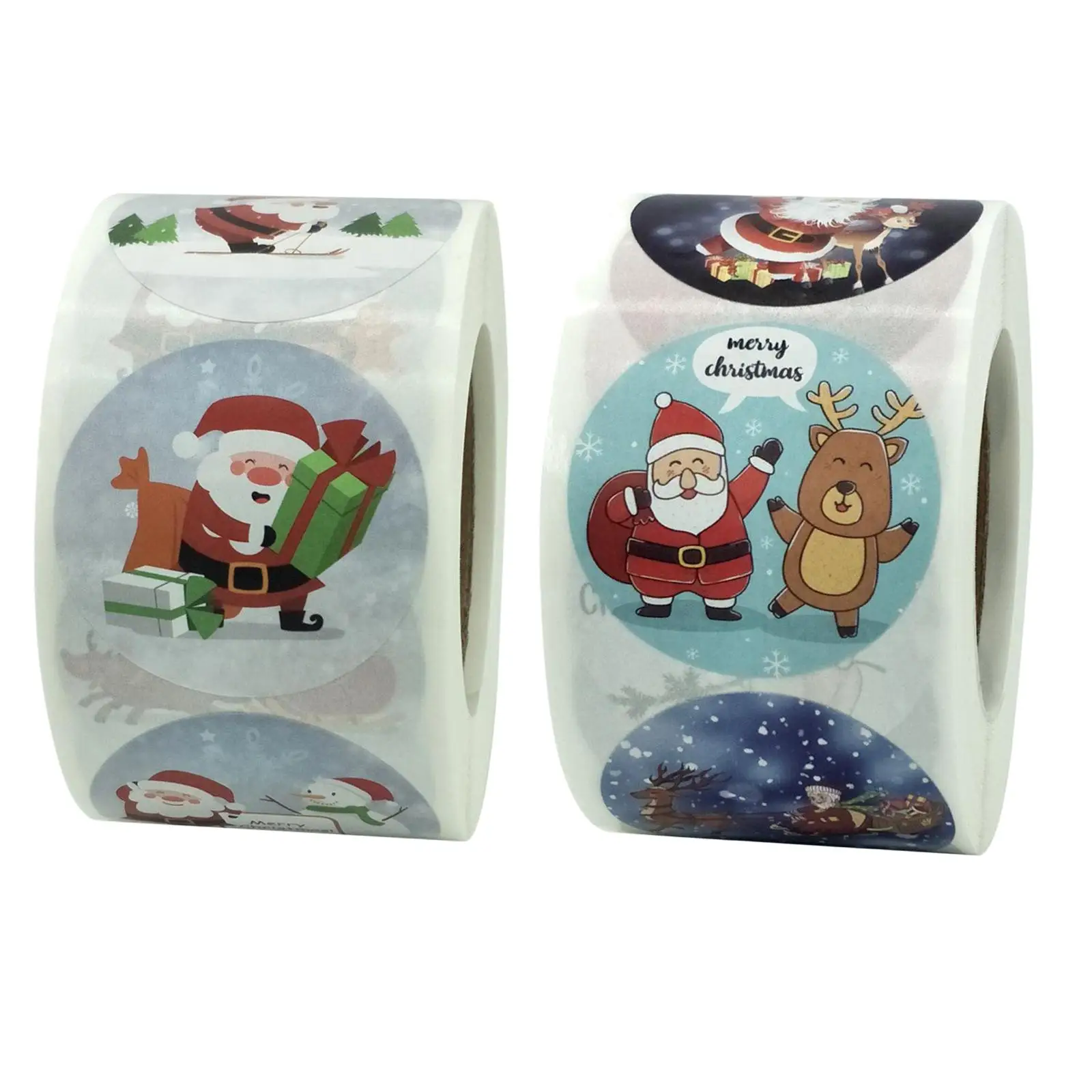 500pcs/roll Christmas Envelope Seal Sticker Gift Label Stickers Card Decoration
