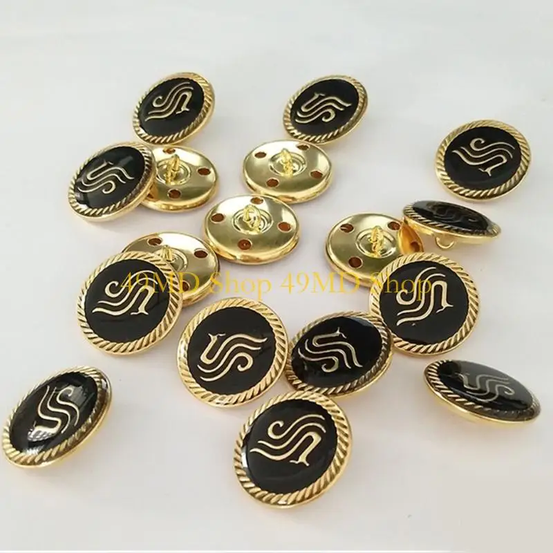 49MD MILITARES GOLD UNIFORM BUTDON