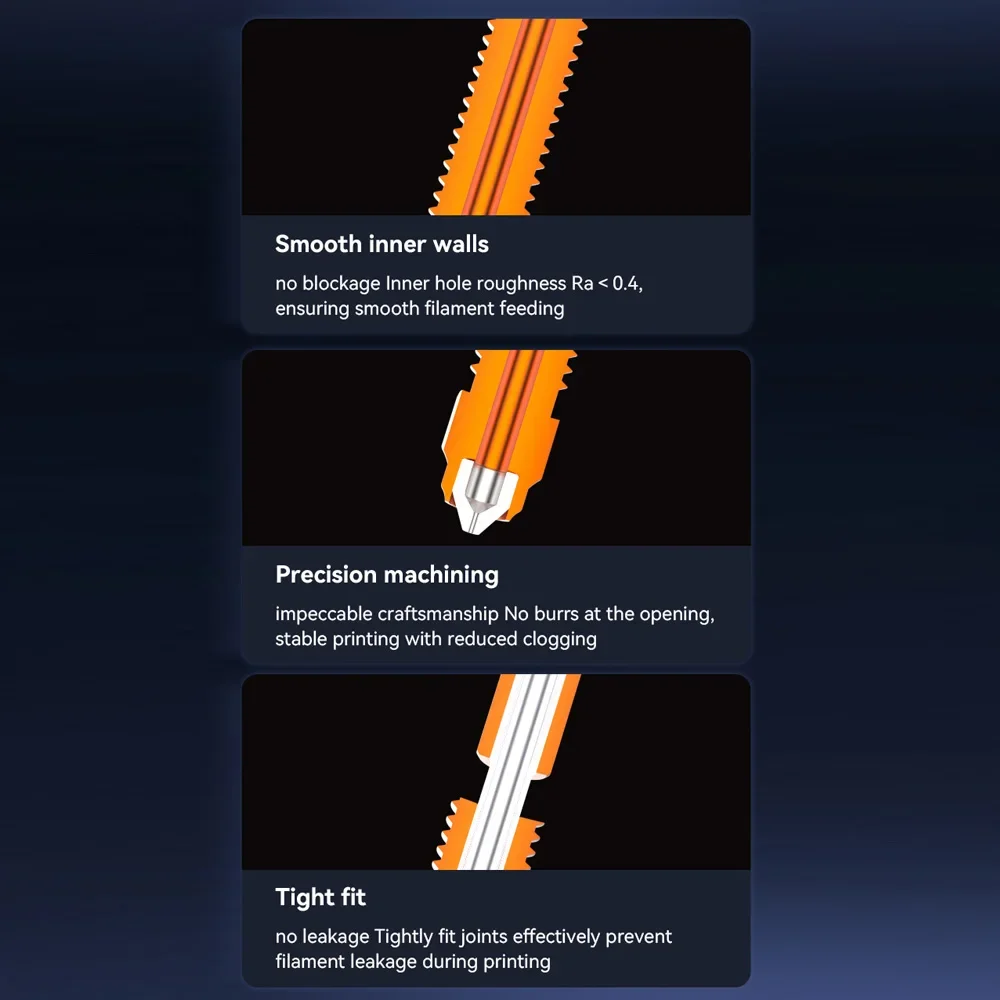 

Creality Original K2 Plus Ceramic Heating Block Kit 350°C High Temperature Resistance Ceramic Heater Block Kits 3D Printer Parts