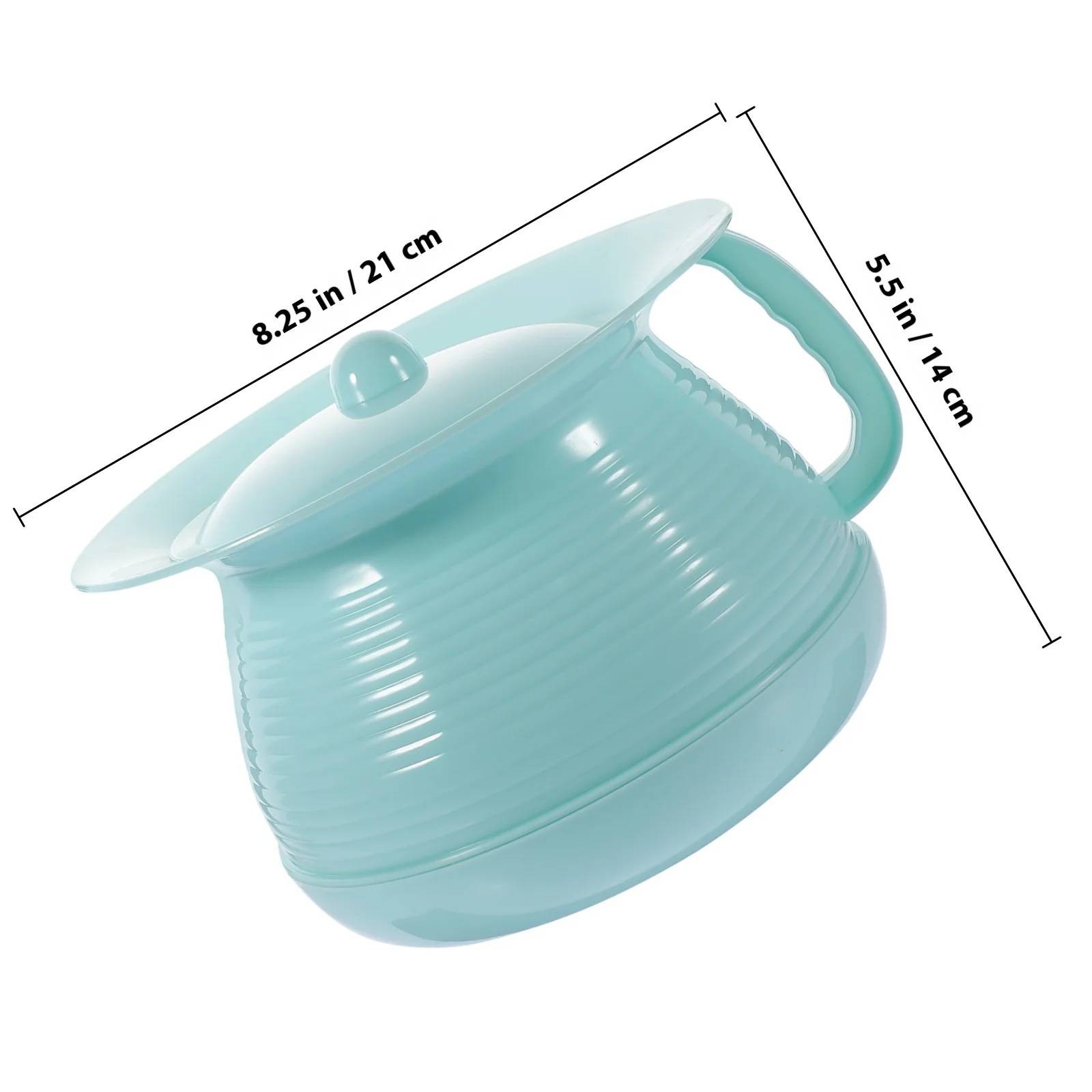 الأطفال المبصقة المغطاة غرفة وعاء سميكة البلاستيك المحمولة مبولة للمستشفى المنزل استخدام المسنين المعاقين ليلة تبول وعاء السرير عموم #4