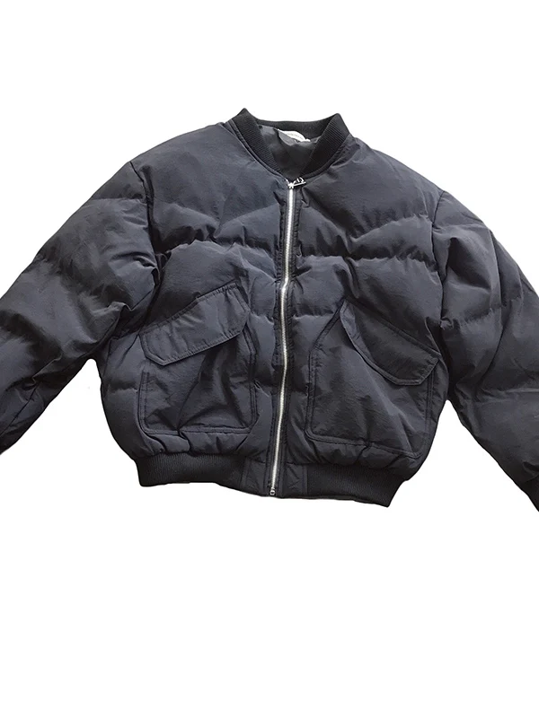 سترة طيران أمريكية سميكة من القطن للرجال، معطف شتوي دافئ وثقيل الوزن من ماركة عصرية