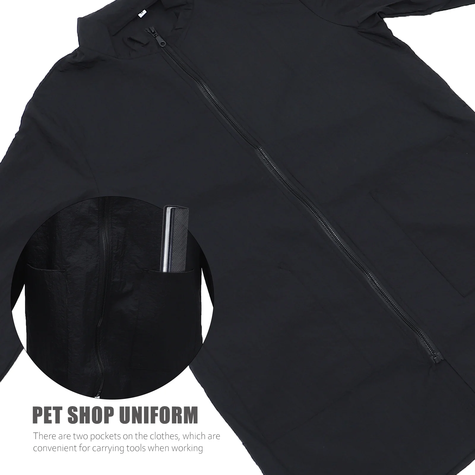 

Waterproof Pet Cosmetologist Clothes Nylon Work Uniform Grooming Nail Hair Cutting Apron Protective Pet Shop Bath Uniform