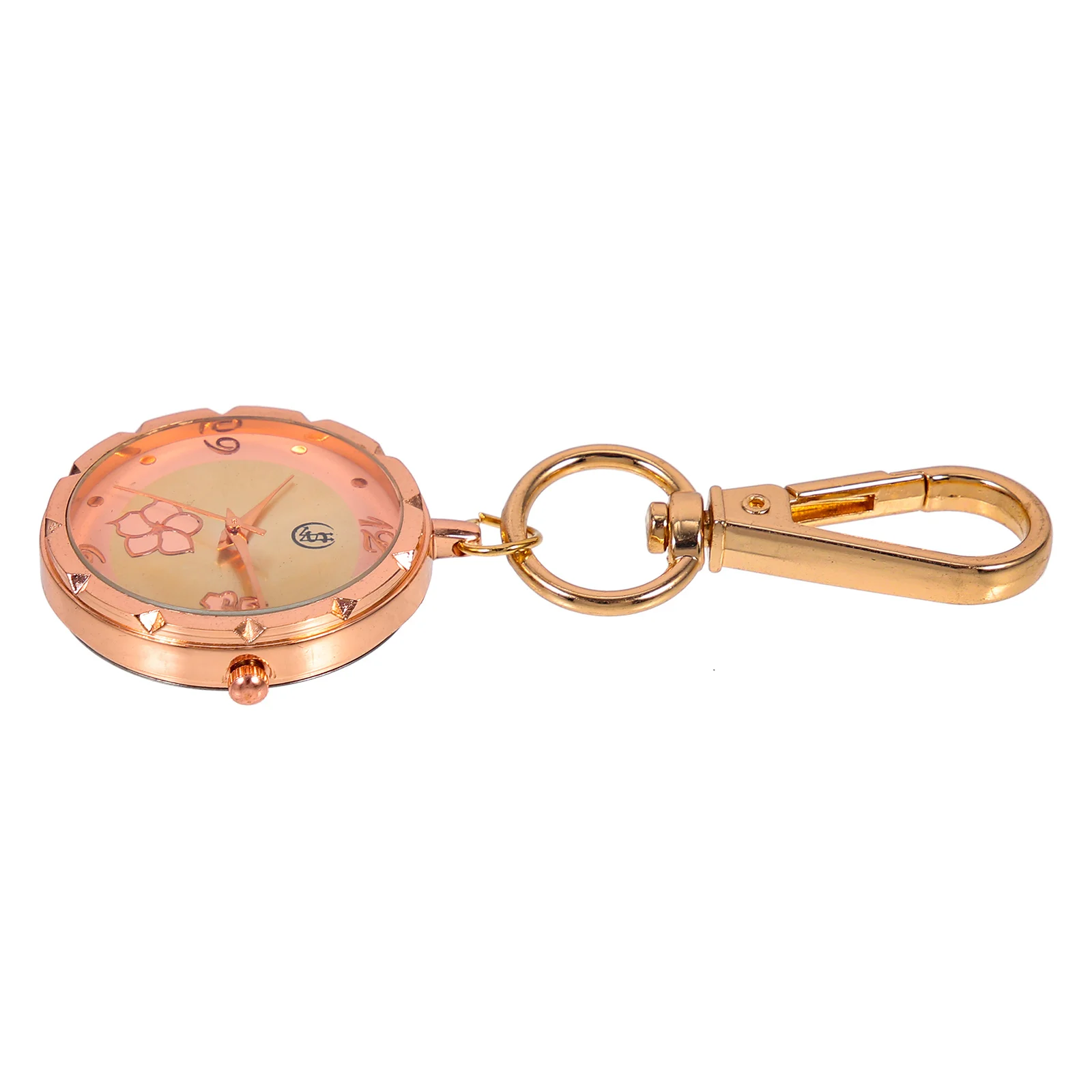 

Nurse Pocket Watch Key Buckle Lightweight Durable Clip on Watch Fob Chest Buckle Precise Gift