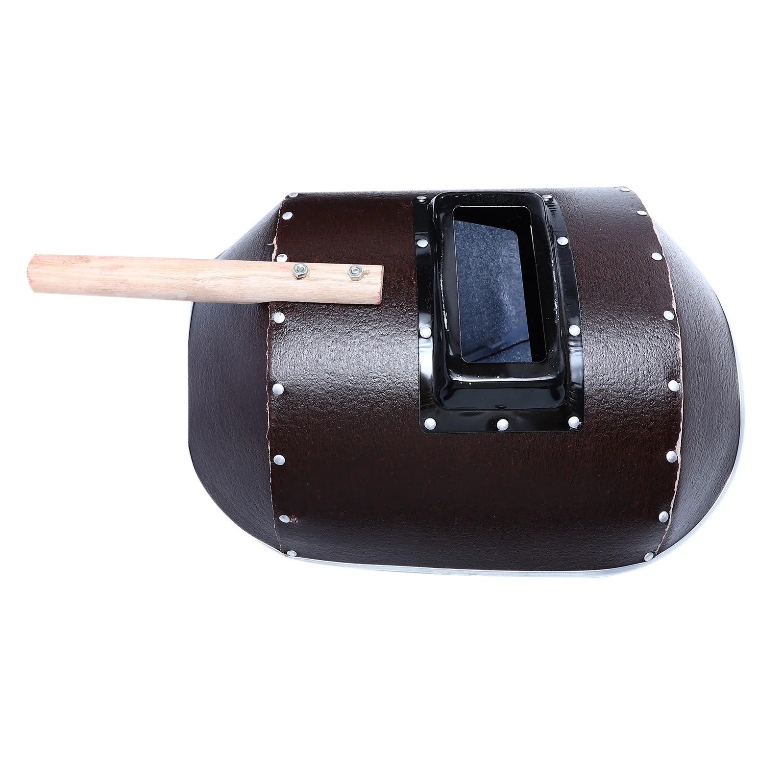 Handheld Welding Mask Ergonomic Reusable Welding Face Screen with Flame-Retardant Construction Spark Blocking and Enhanced