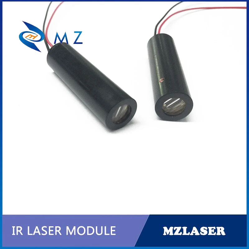 IR Laser D10mm 850nm 100mw 60degree APC Drive Industrial Grade Infrared Laser Module